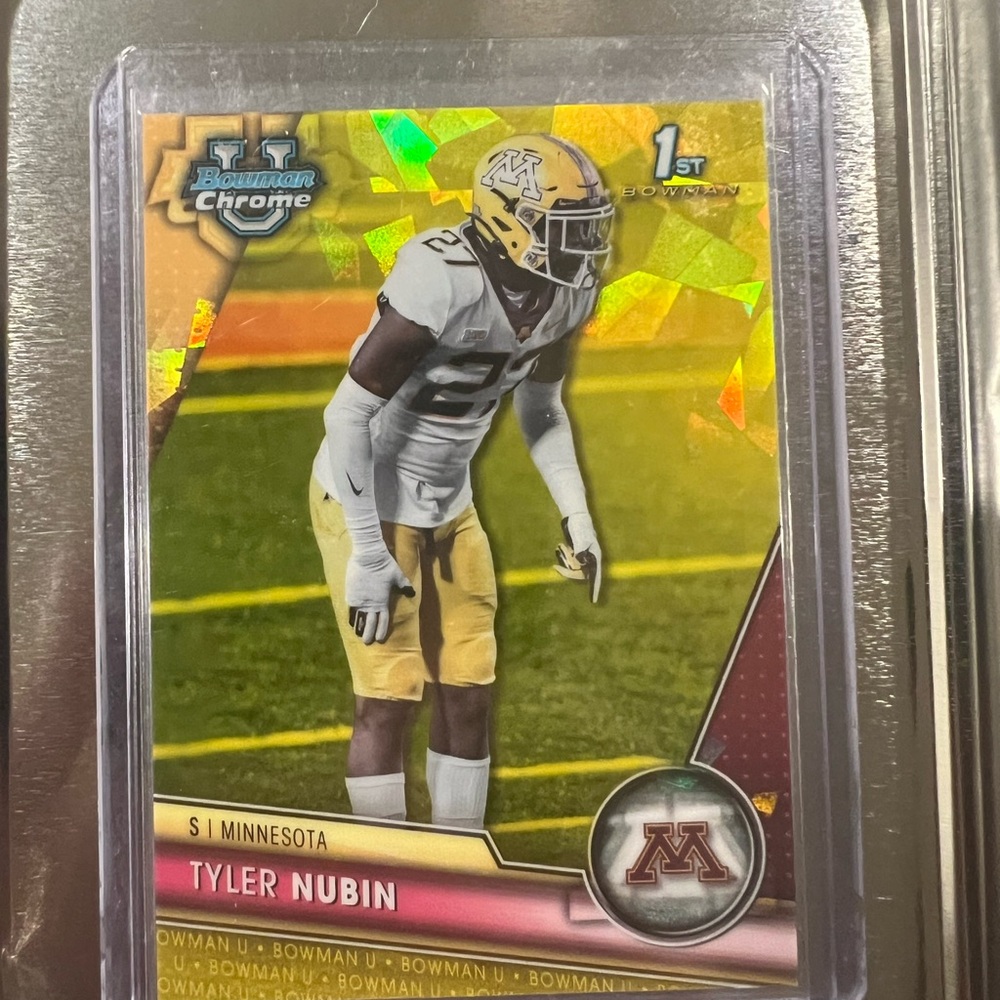2023 Bowman Chrome U Sapphire Tyler Nubin Yellow Refractor /75